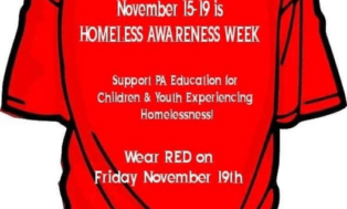 Homeless Education Awareness Week in Pennsylvania.