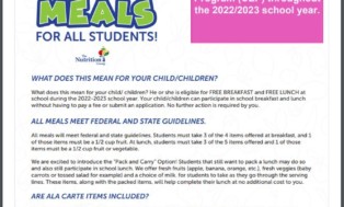 Free School Meals for all FASD Students!