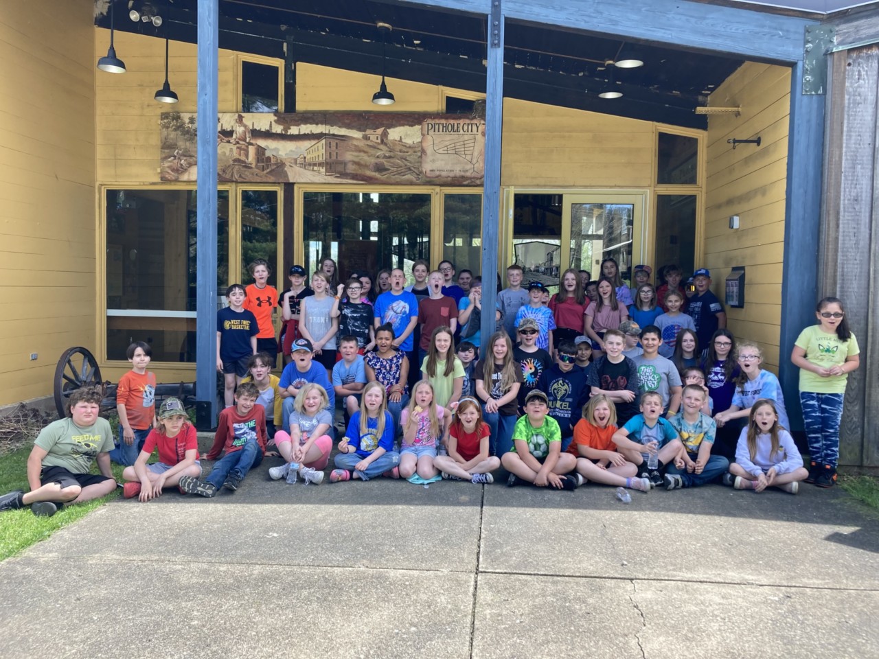 West Forest Elementary Students Visit Pithole