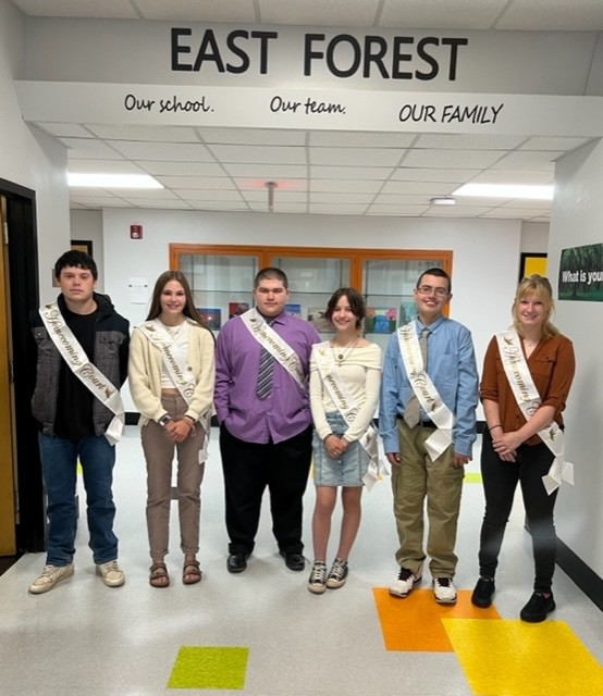 East Forest Homecoming Court 2022