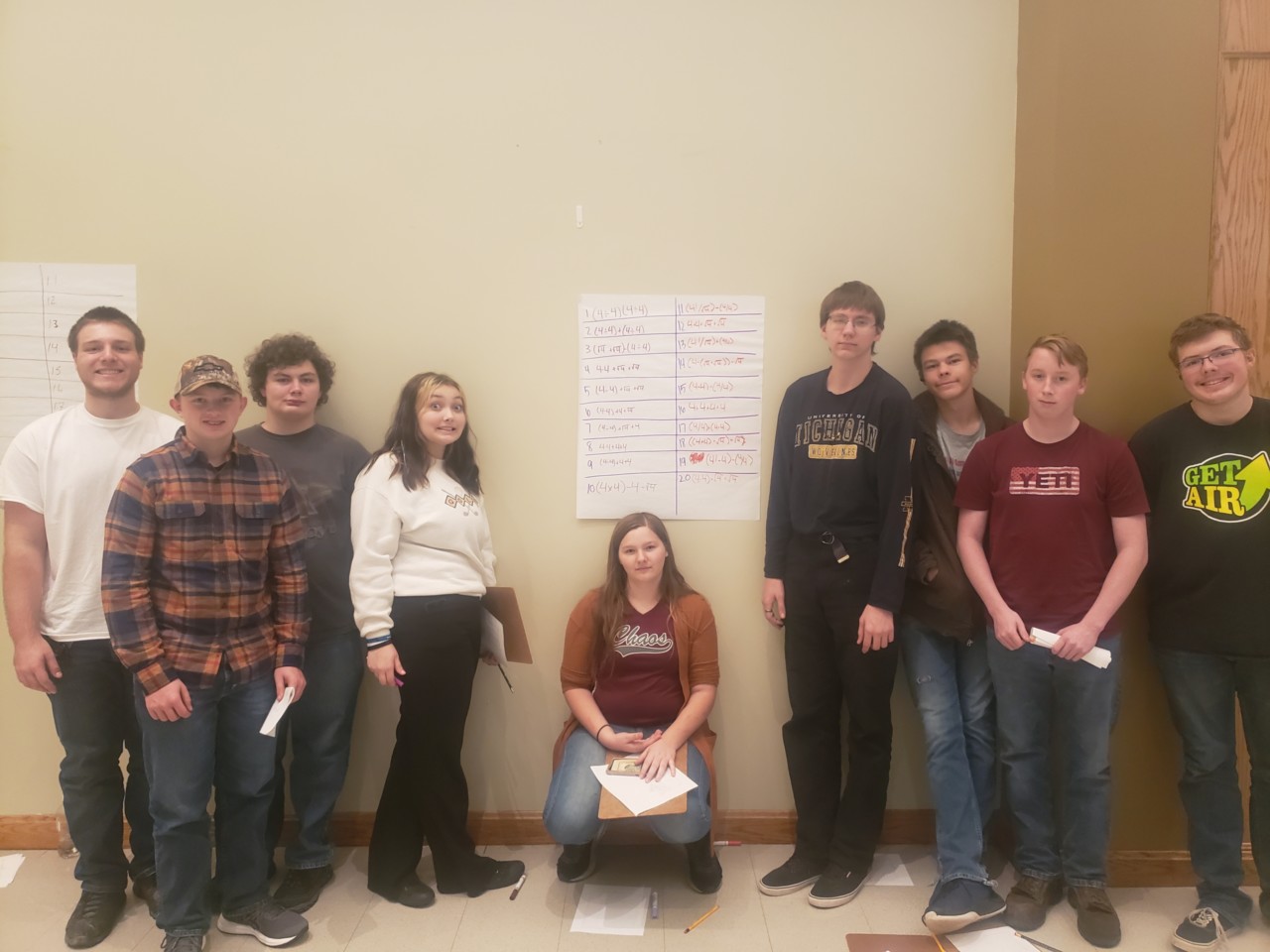 West Forest Students Complete at Math Competition