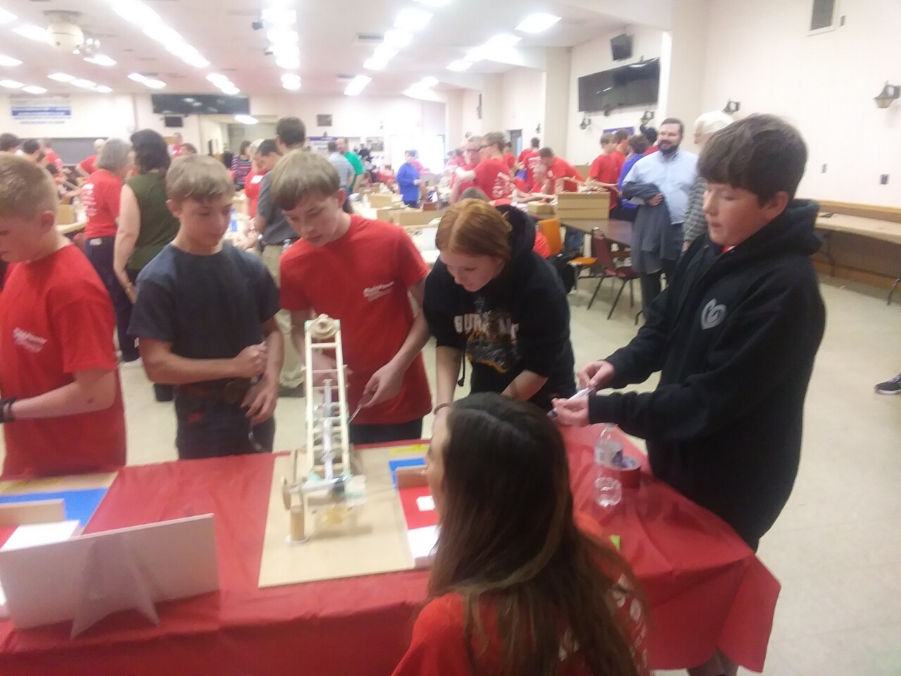 West Forest Students Participate in the Komatsu Fluid Power Challenge