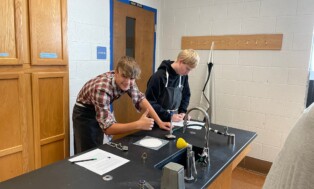 West Forest Chemistry Students in Lab