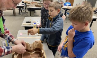 West Forest 3rd Grade Builds Ukuleles
