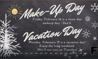 No School for FASD Students on Monday, February 19th