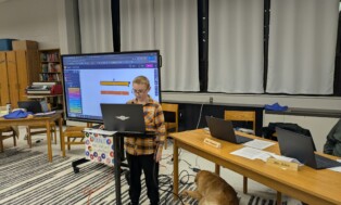 Board Presentation by East Forest 4th Grade Student, Axel Tobolski