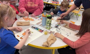 Art & Literacy at East Forest~