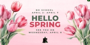 Easter Break schedule