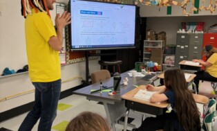 East Forest Elementary Students Learn About Lines of Symmetry~