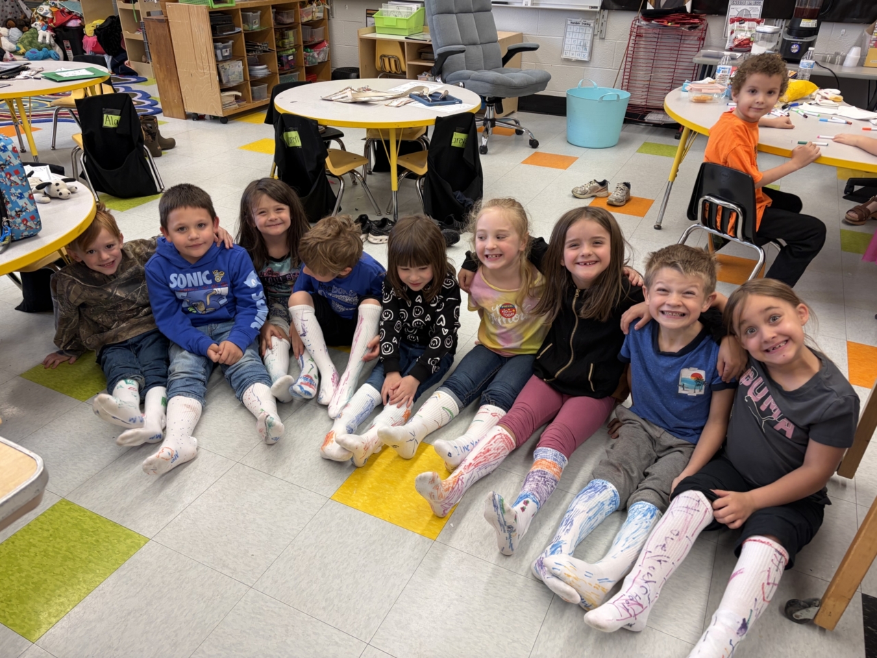 East Forest  PreK and Kindergarten Students Celebrate the Countdown!