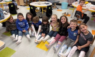 East Forest  PreK and Kindergarten Students Celebrate the Countdown!