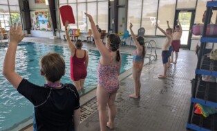 East Forest 3rd and 4th Grade Students Improve Swimming Skills~