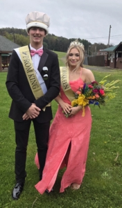 WF Prom King and Queen, Ezra Busch and Brooke Felleti