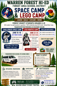 Summer programming flyer