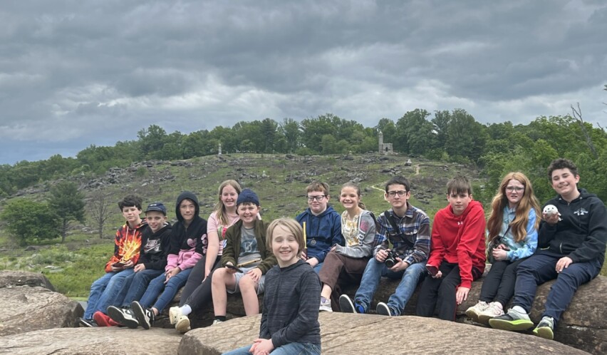East Forest Fifth and Sixth Grades Visit Gettysburg~