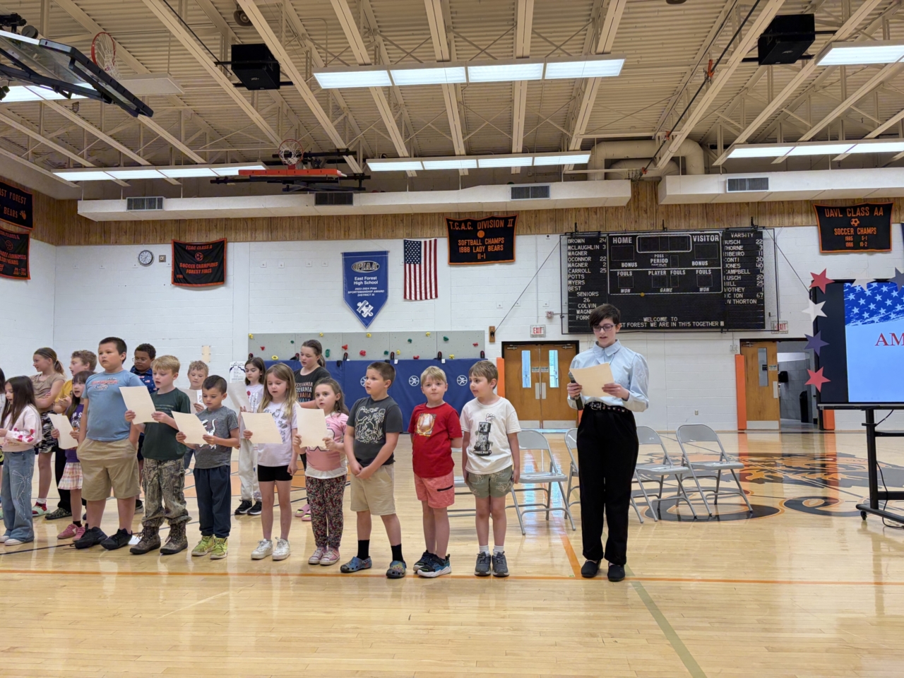 East Forest Schools Celebrate America 250~