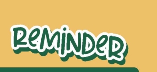 District Reminders and Updates~
