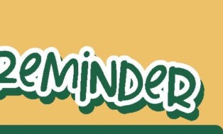 District Reminders and Updates~
