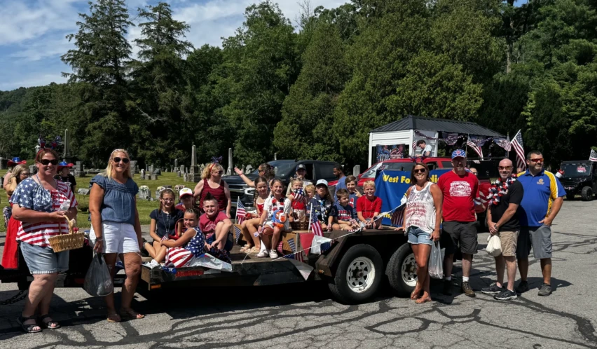 West Forest Students and Staff Celebrate America 250 in TCA Parade~