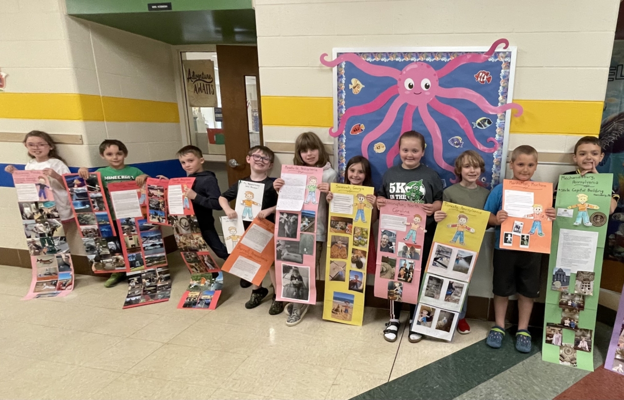 West Forest Second Graders Send Flat Stanley Across the Map~