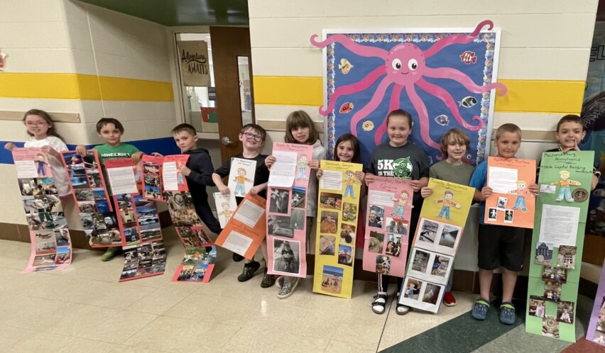 West Forest Second Graders Send Flat Stanley Across the Map~