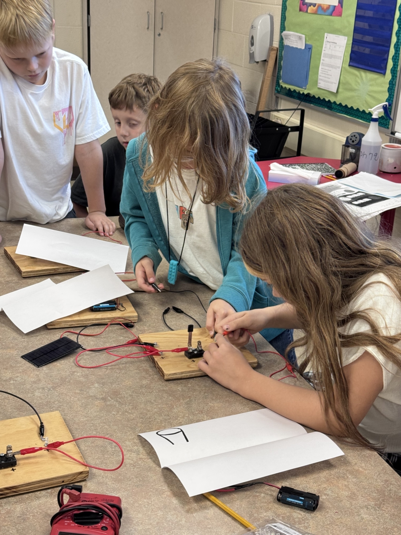 West Forest Fourth Graders Study Circuits~